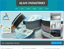 Tablet Screenshot of alamindustries.com